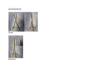 OR INSTRUMENTS
ALLIS
BABCOCK
 