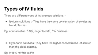 Normal Iv Comprehensive Overview of Intravenous Fluids: Types, Uses, and Clinical ...