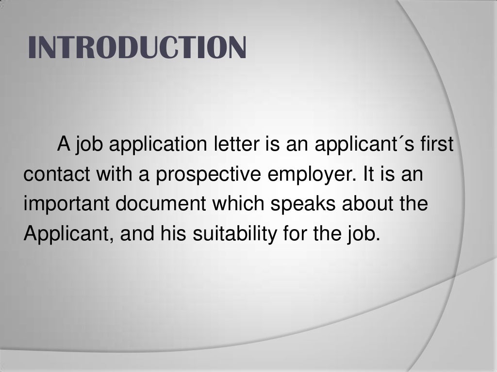 Application letter kinds picture