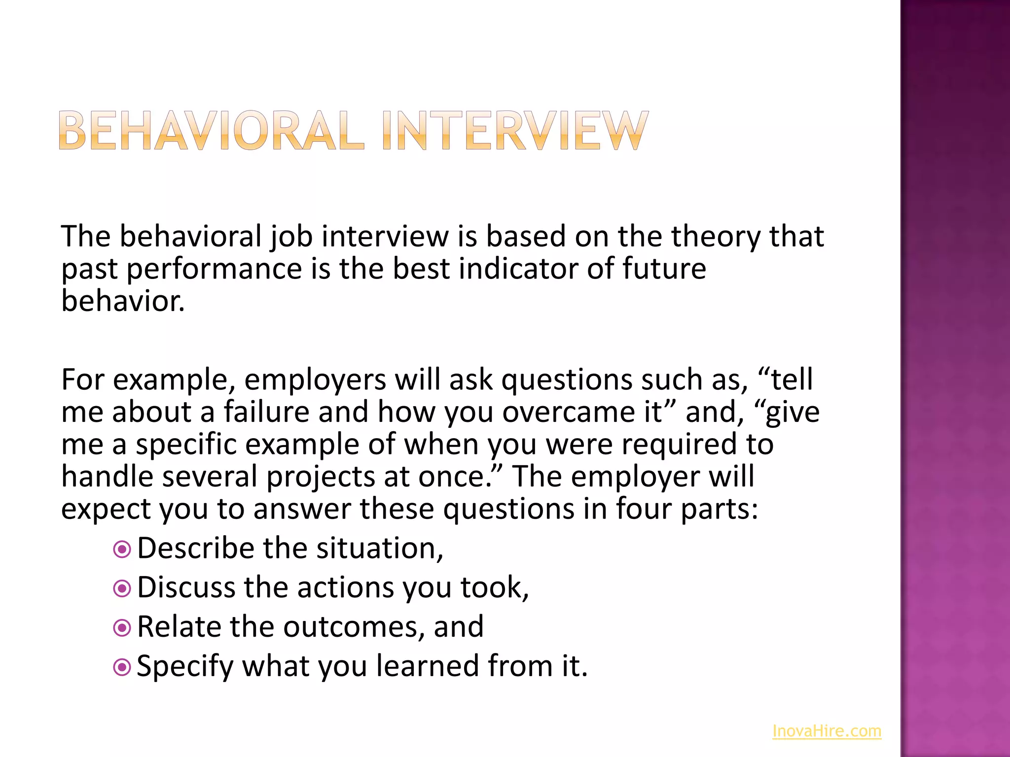Types of Job Interviews