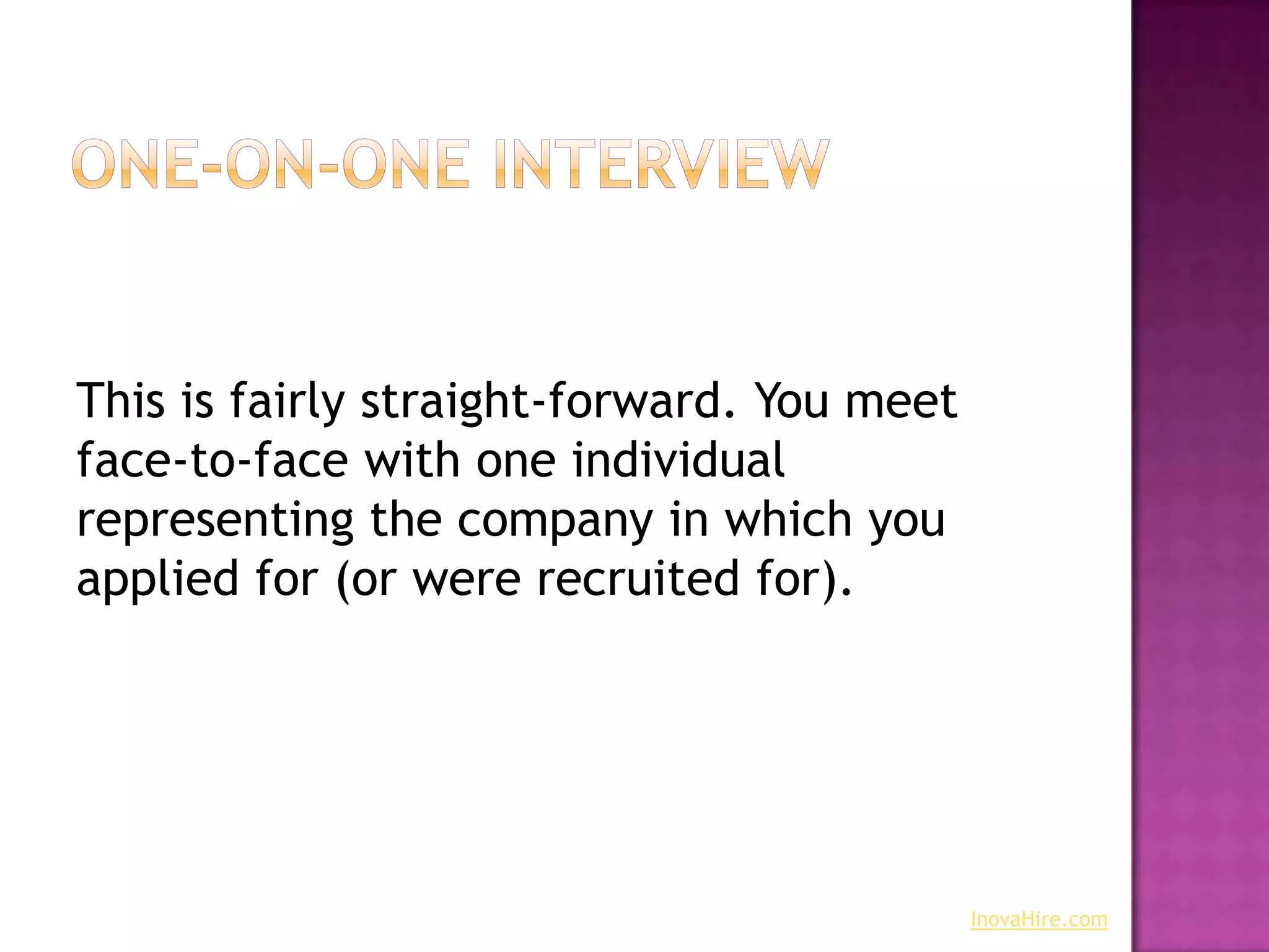 Types of Job Interviews