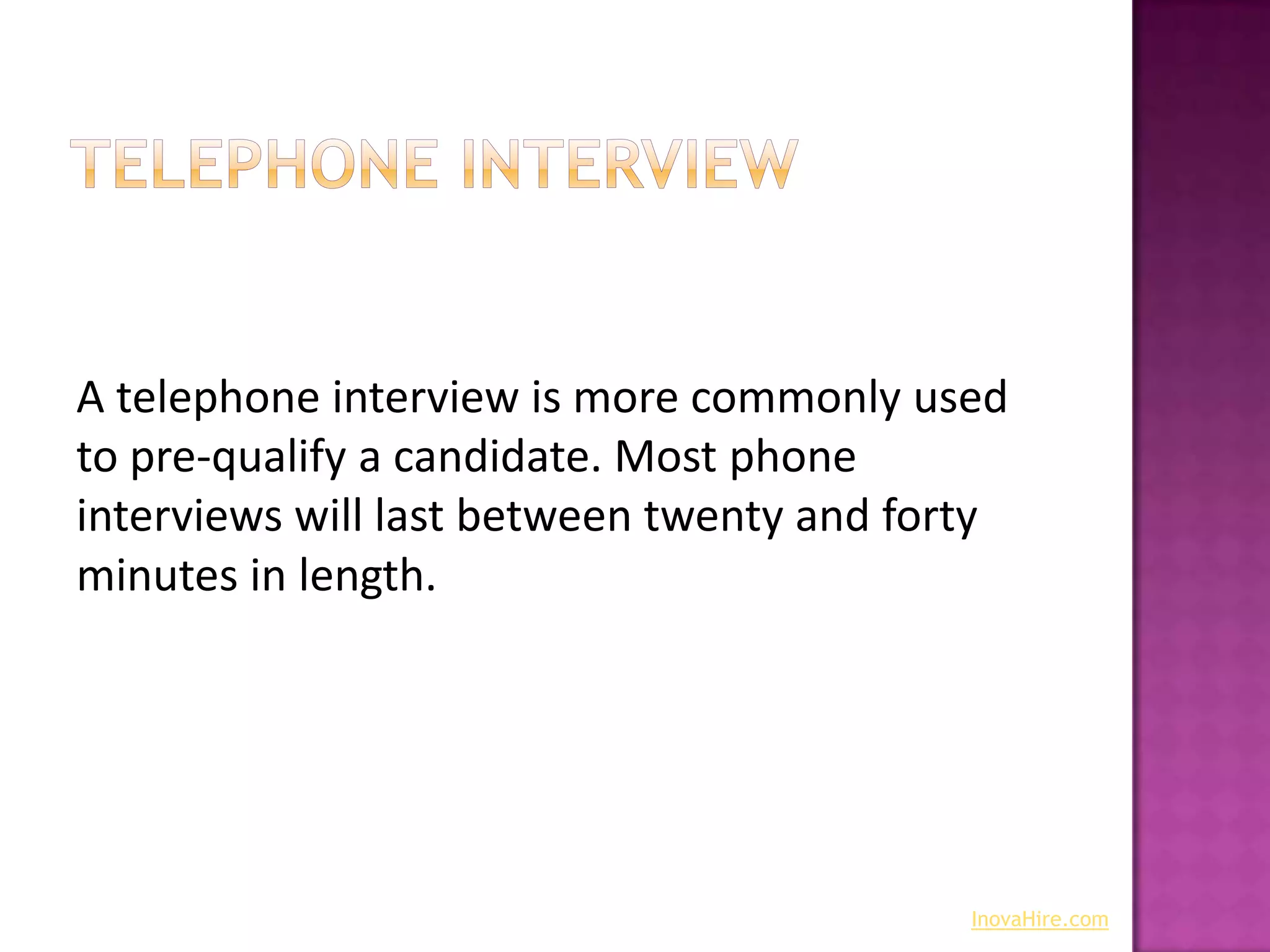 Types of Job Interviews