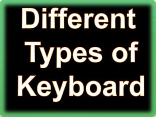 Types of keyboard