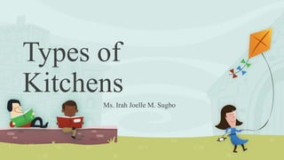 Types of
Kitchens
Ms. Irah Joelle M. Sugbo
 