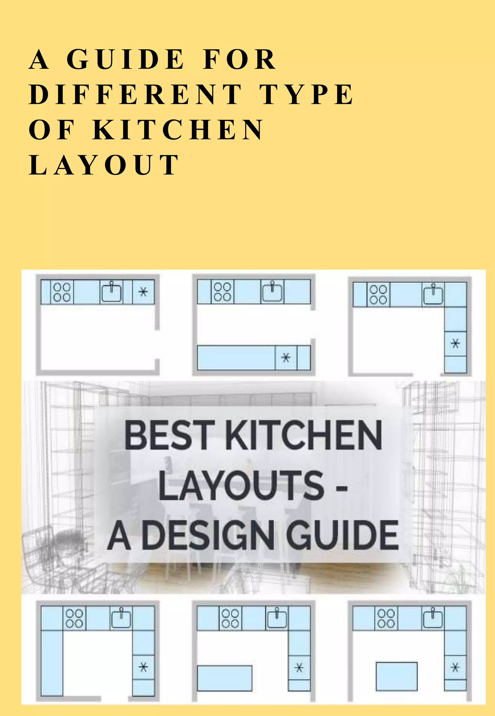 Types of kitchen shapes | PPTX