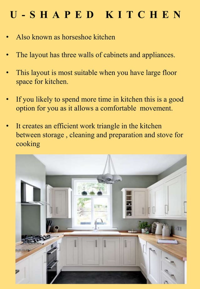 Types of kitchen shapes