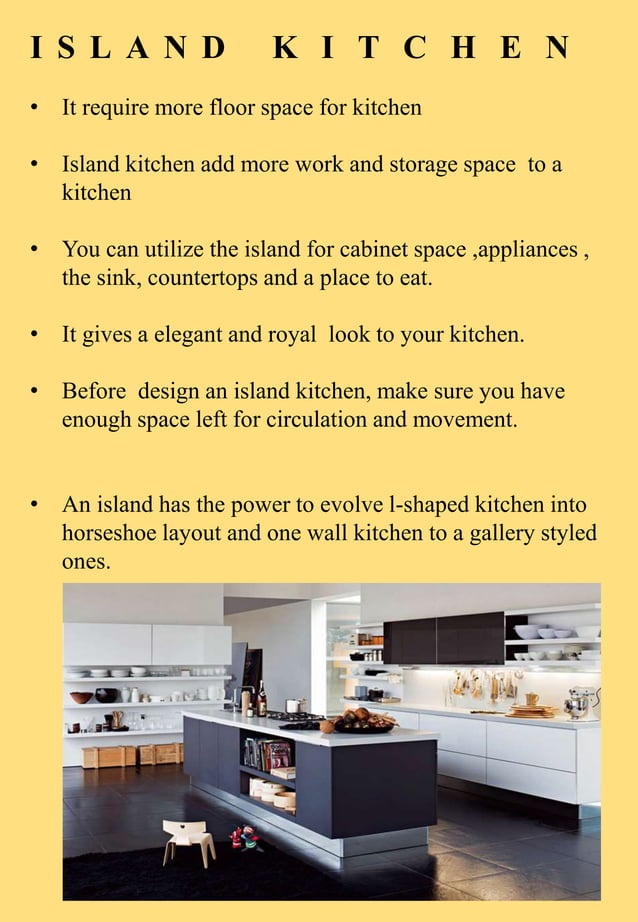 Types of kitchen shapes
