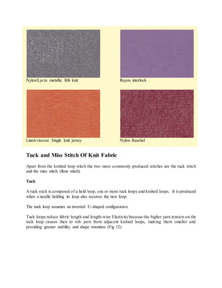 types of jersey fabric