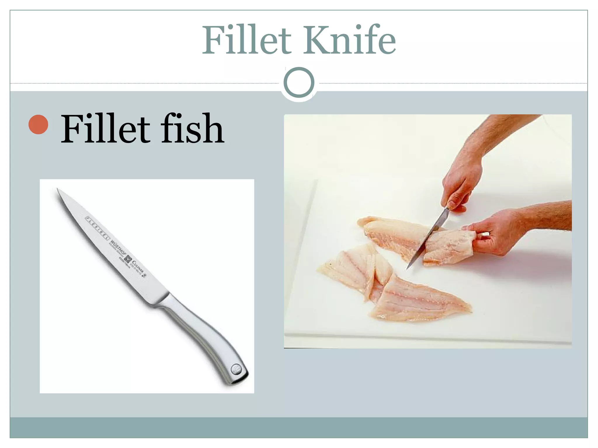 Fillet Knife
Fillet fish