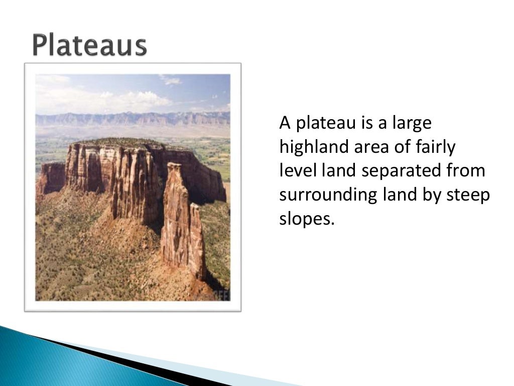 Types Of Landforms