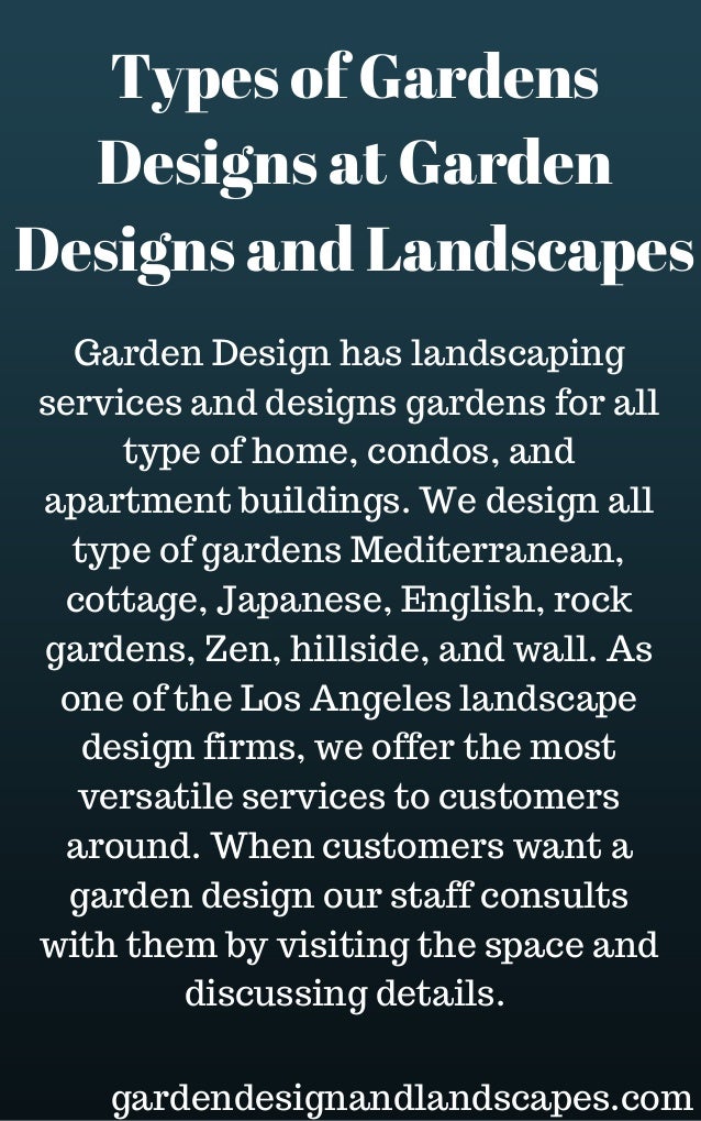 Types of landscape design styles garden designs & landscapes