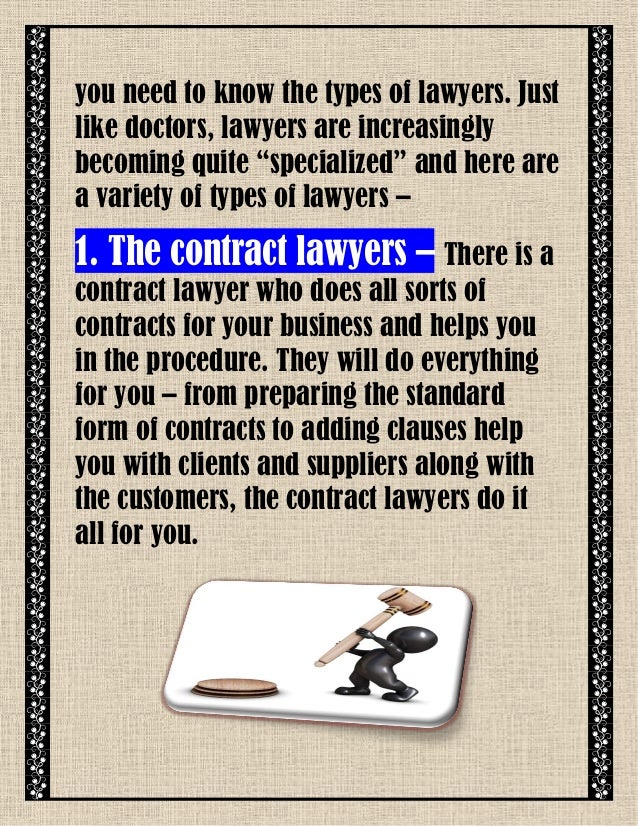 Types of Lawyers and How to Choose the Best Law Firm?