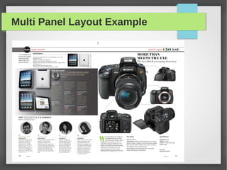 Panel Layout For Starters Example.pdf Types of Layouts by ADMEC Multimedia Institute | PDF