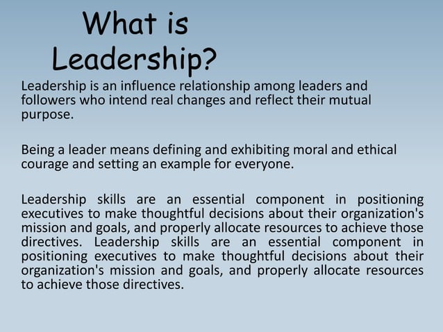 types of leadership ppt 