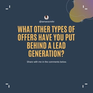 8 Types of Lead Generation