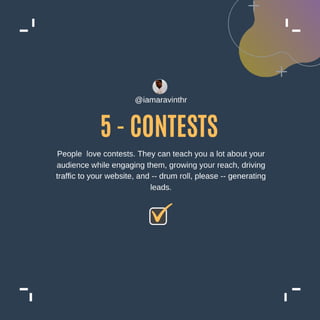 8 Types of Lead Generation