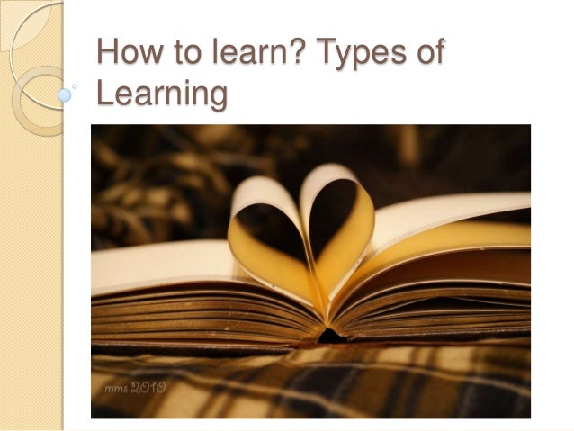 Types Of Learning