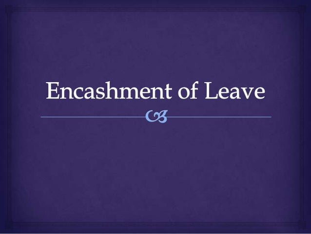 calculation of earned leave encashment