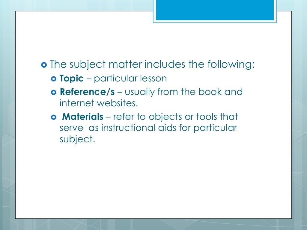 Types Of Lesson Plan
