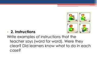 Types of lessons and lesson observations as instruments | PPTX