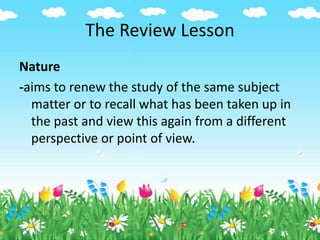 Types of Lessons | PPTX