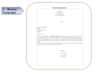 Types of letters in Communication | PPTX