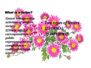 Comprehensive Guide to Formal and Informal Letter Writing Techniques | PPTX