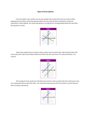 Types of linear systems | PDF