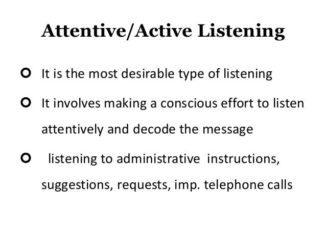 Types Of Listening
