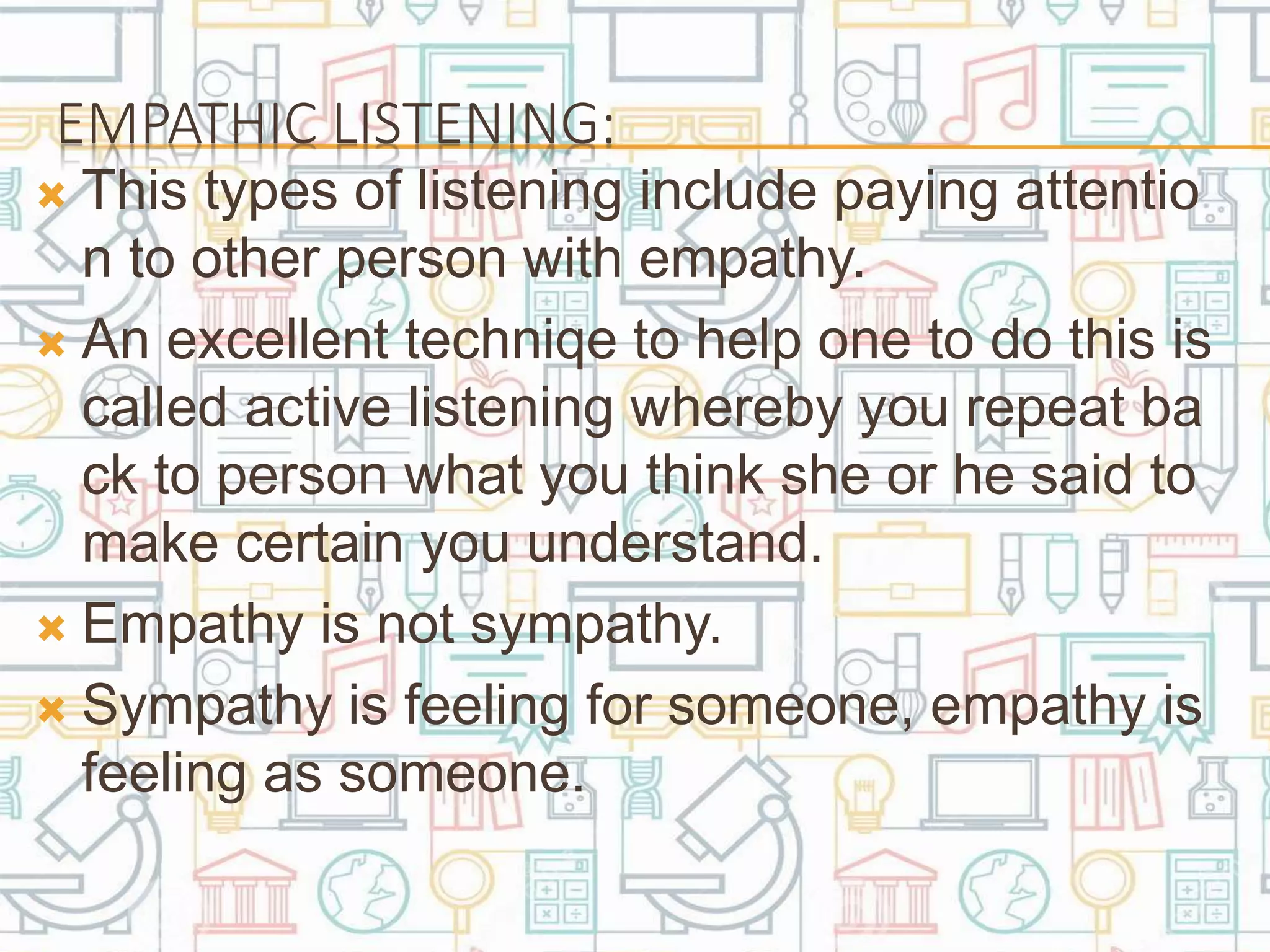 types-of-listening-ppt