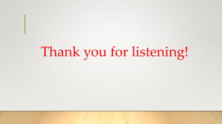 Thank you for listening!
 