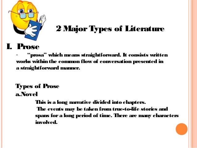 Varieties of Literature Varieties of Literature