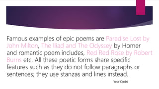 Types of literature | PPTX