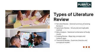 Types of Literature Review & Critical Analysis Support Pubrica.pdf