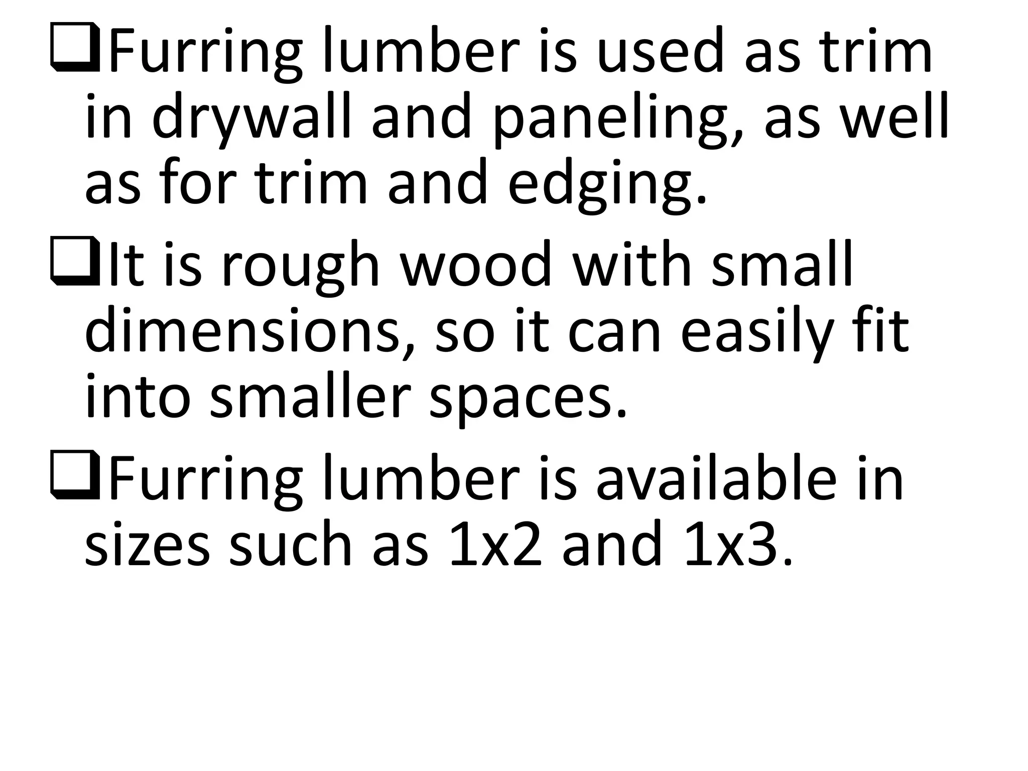 Types of lumber presentation | PPTX