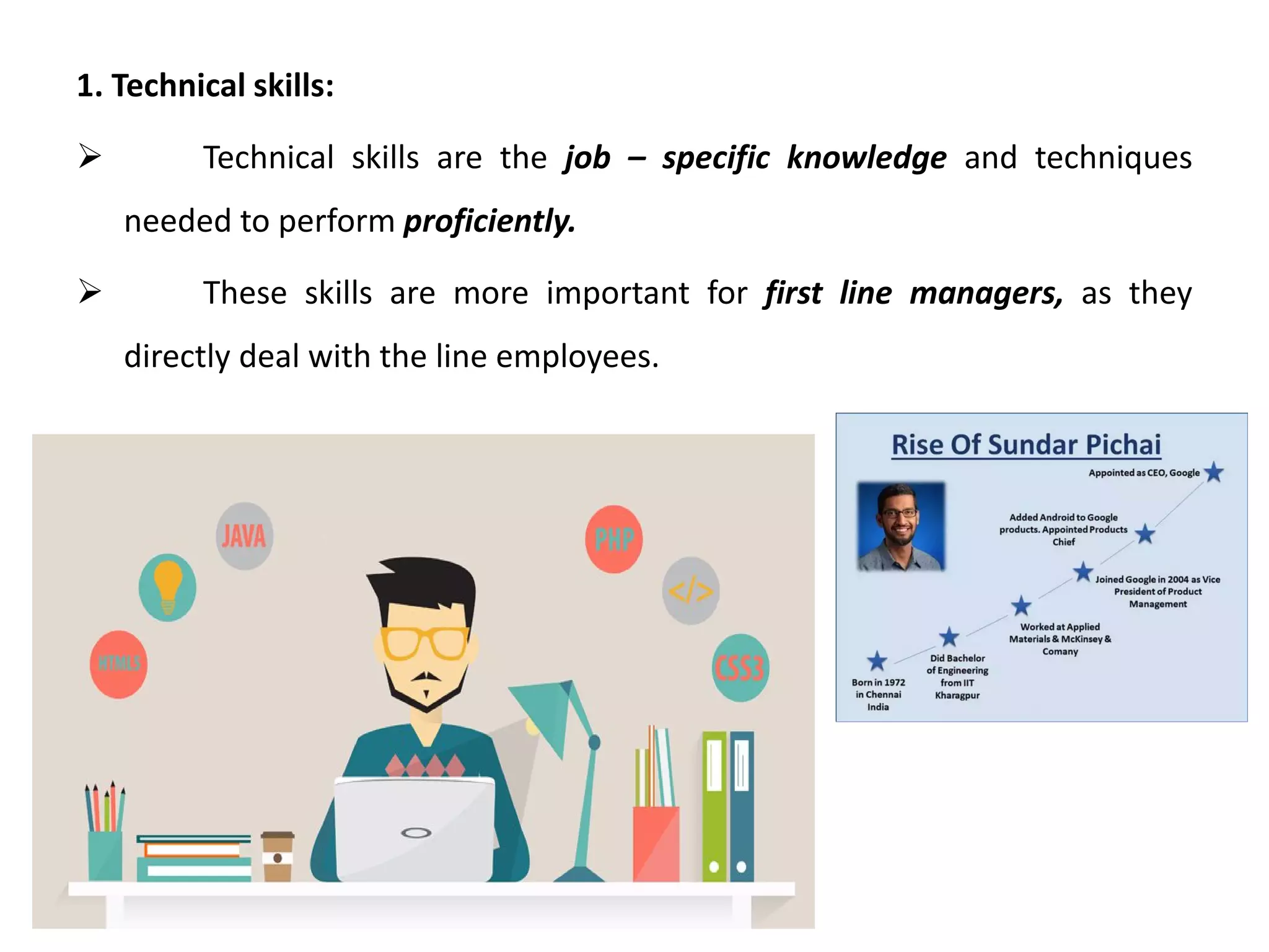 Types of managers, mangerial roles and skills 18 19 | PDF