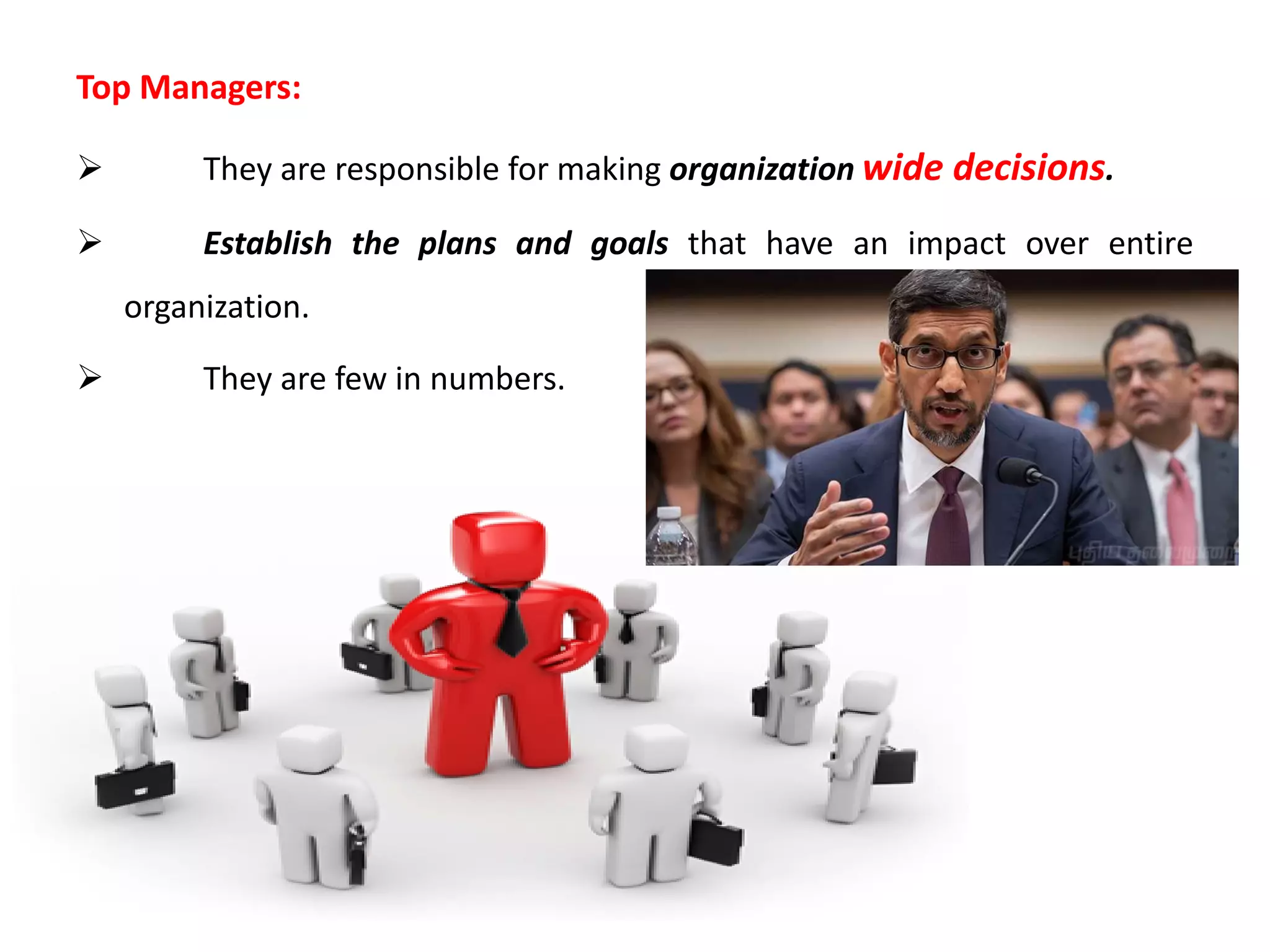 Types of managers, mangerial roles and skills 18 19 | PDF