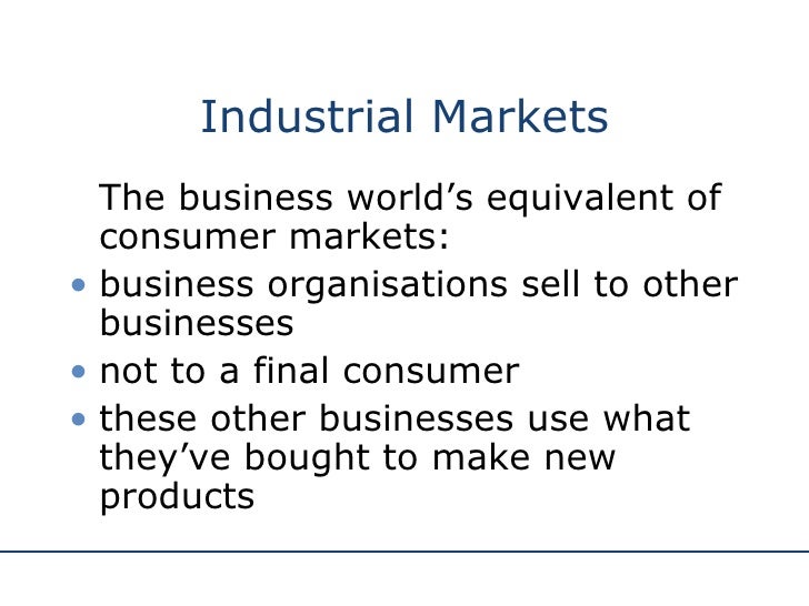 Types Of Market