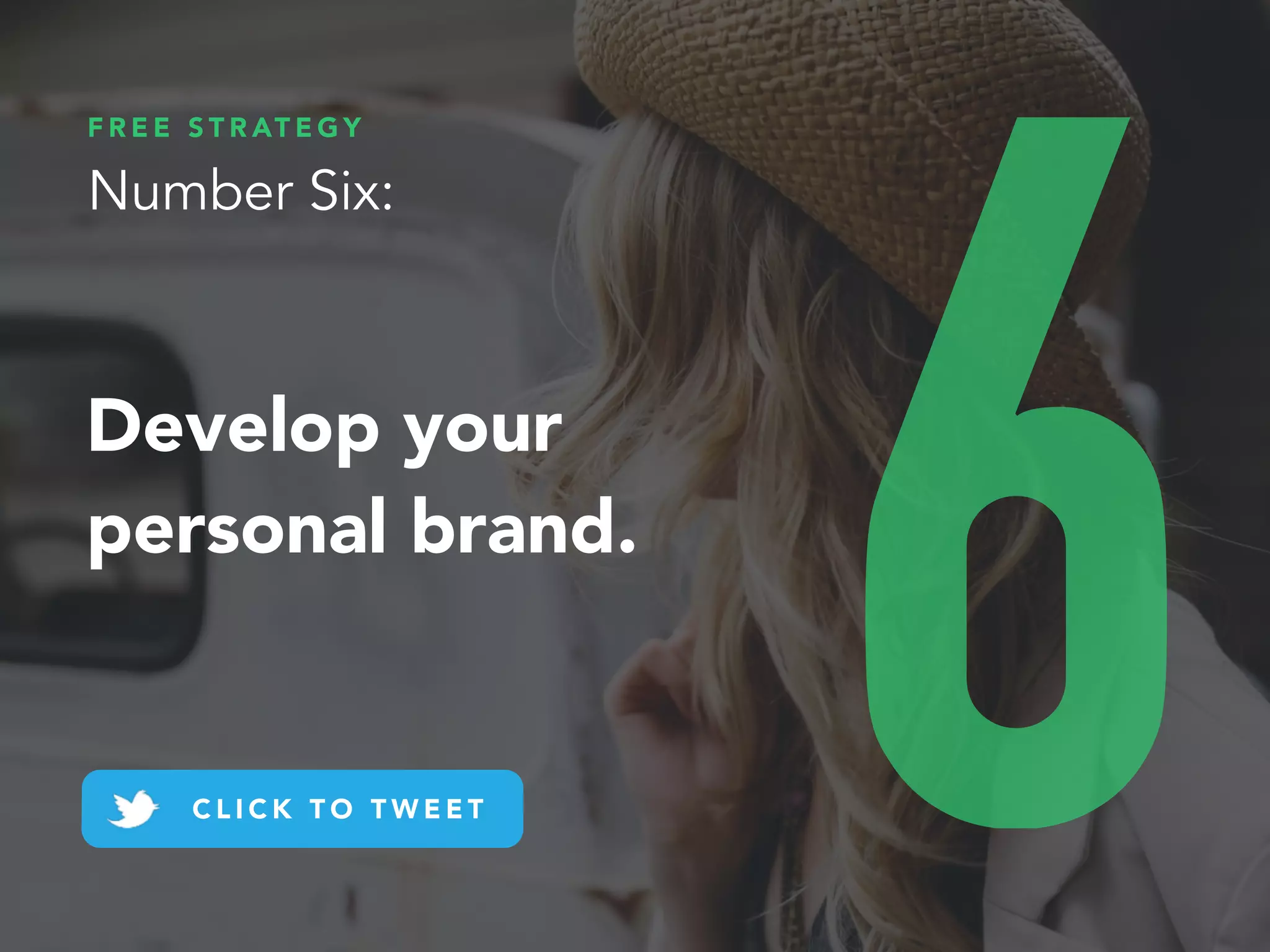 150K
100%
G U E S T T O C L I E N T
C O N V E R S I O N R AT E
S H O W V I E W S
P E R M O N T H
$0
W H AT I T W O U L D
C O S T Y O U T O D O
E X A M P L E O F T H I S S T R A T E G Y I N A C T I O N
• Interviews influencers,
becomes one of them
through association and
the immense value his
show has created
Business consultant creates online show
to interview experts and build inﬂuence.
• This creates a greater
sense of influence and
trust in new prospects
• Converted show guests
into customers
6 . 2
 