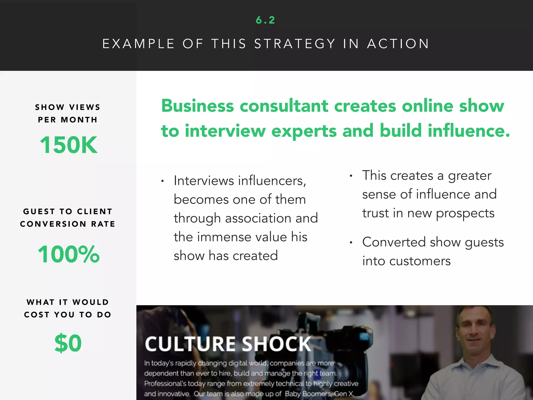 Y O U C A N T O TA L LY D O T H I S !
Step 2
Optimize your current channels, create new ones:
Now it’s time to make your mark on the world by creating and
optimizing channels to attract your audience through.
• Find a “signature” image you’ll use
as a headshot on all your work
• Claim and build your personal
website and blog
• Develop a branding strategy:
colors, fonts, visuals, logo, etc.
• Use social media as a tool to share
your expertise and connect with
other experts
• Get creative, for example: create
an online show or co-market with
other influencers
6 . 3
 