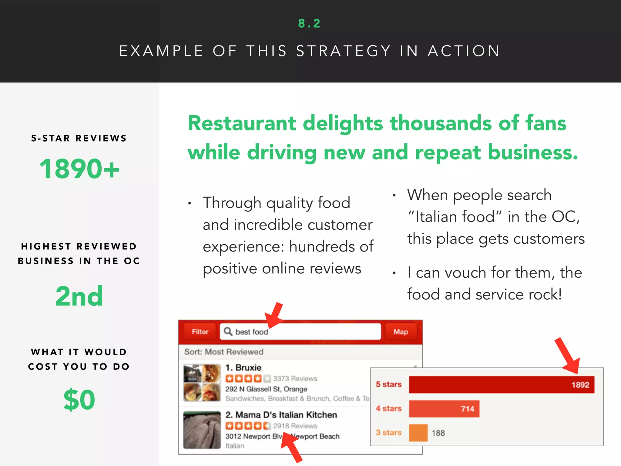 Y O U C A N T O TA L LY D O T H I S !
Step 2
Create exclusive value just for customers:
People like exclusivity, make your customers feel like
VIPs by giving them access to customer only offers.
• Personal notes and small gifts
• Give them priority over others
(advanced notice, early access, etc.)
• Create content (eBooks, webinars,
etc.) just for customers
• Invite them into your culture
• Host in-person events to educate
customers and add value to their
purchase (for example: a BBQ grill retailer
should host regular BBQ classes)
• Focus on the details of customer
needs and “sweat the small stuff”
8 . 3
 