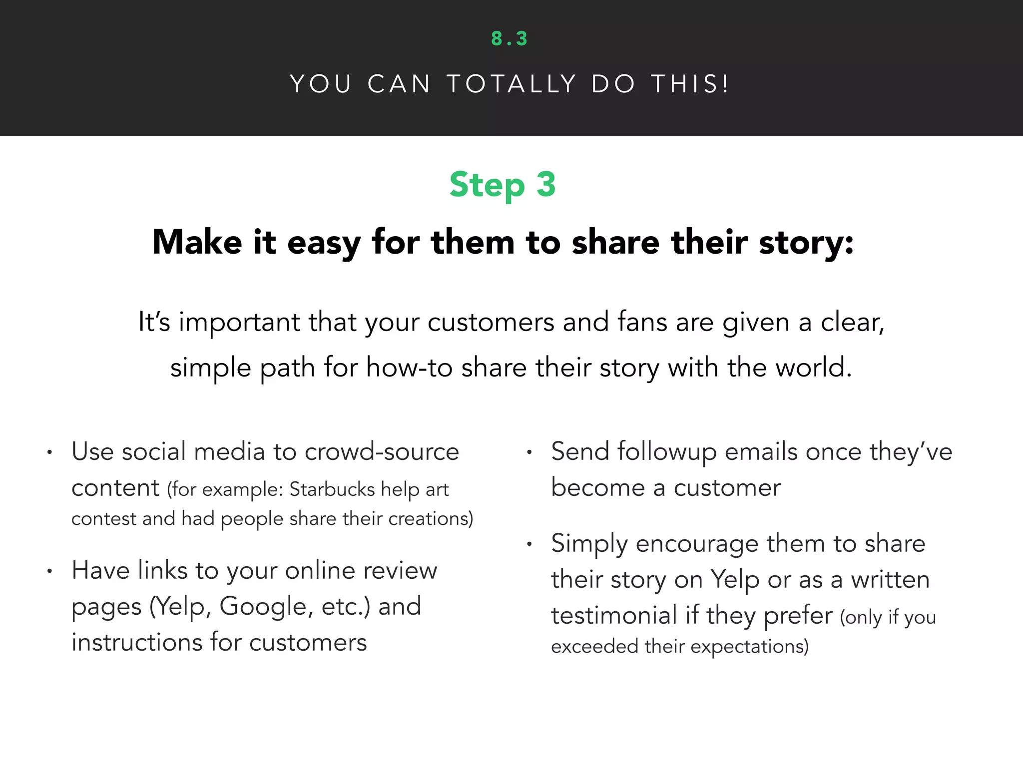 A D D I T I O N A L R E S O U R C E S
13 Ways To Surprise & Delight Your Customers Today
Read More ▸
8 . 4
Go Beyond Good Enough: How-To Delight Your Customers
Read More ▸
8 Ways To Delight Your Customers Today
Read More ▸
6 Creative Ways To Surprise & Delight Your Customers
Read More ▸
 