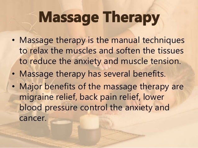 Types Of Massage Therapy