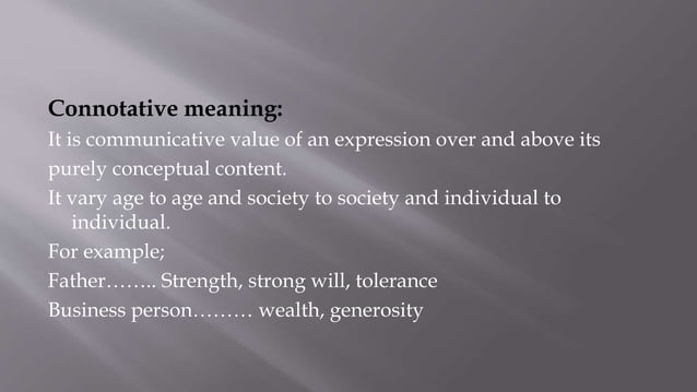 Types Of Meaning PPT types-of-meaning-ppt