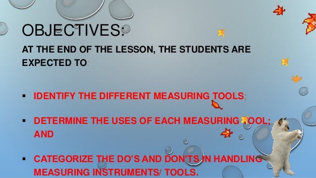 Types of Measuring Tools for Grade 8 TLE (Presentation 