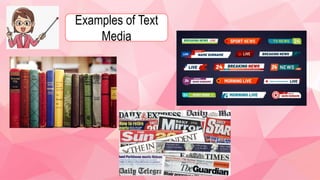 TYPES OF MEDIA. Print,Broadcast,New pptx | PPTX