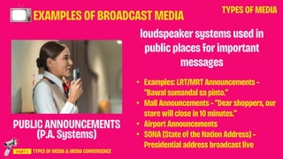 Inform Media Example TYPES OF MEDIA in Media and Information Literacy | PDF