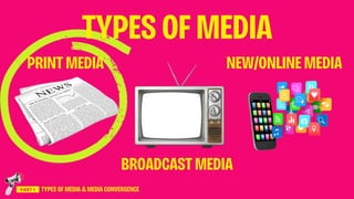TYPES OF MEDIA in Media and Information Literacy | PDF