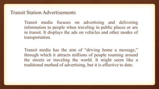 Overview Media Transit Types of media ppt week 2.pptx