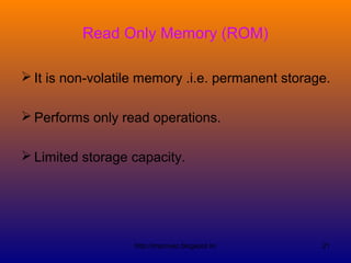 Types of memory | PPT